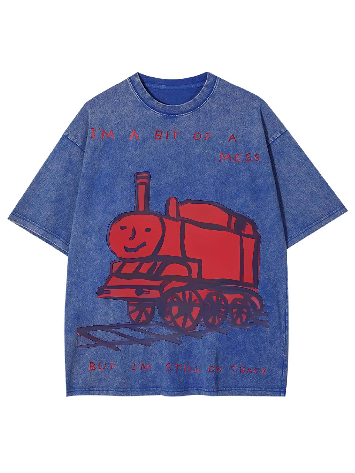 Train Washed Tshirt-ClassyOutlaw