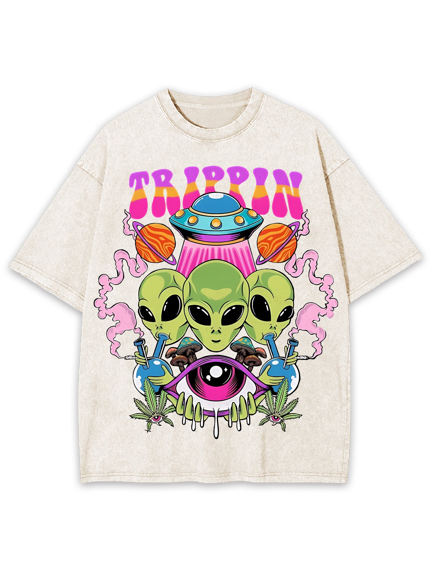 Trippin Washed Tshirt-ClassyOutlaw