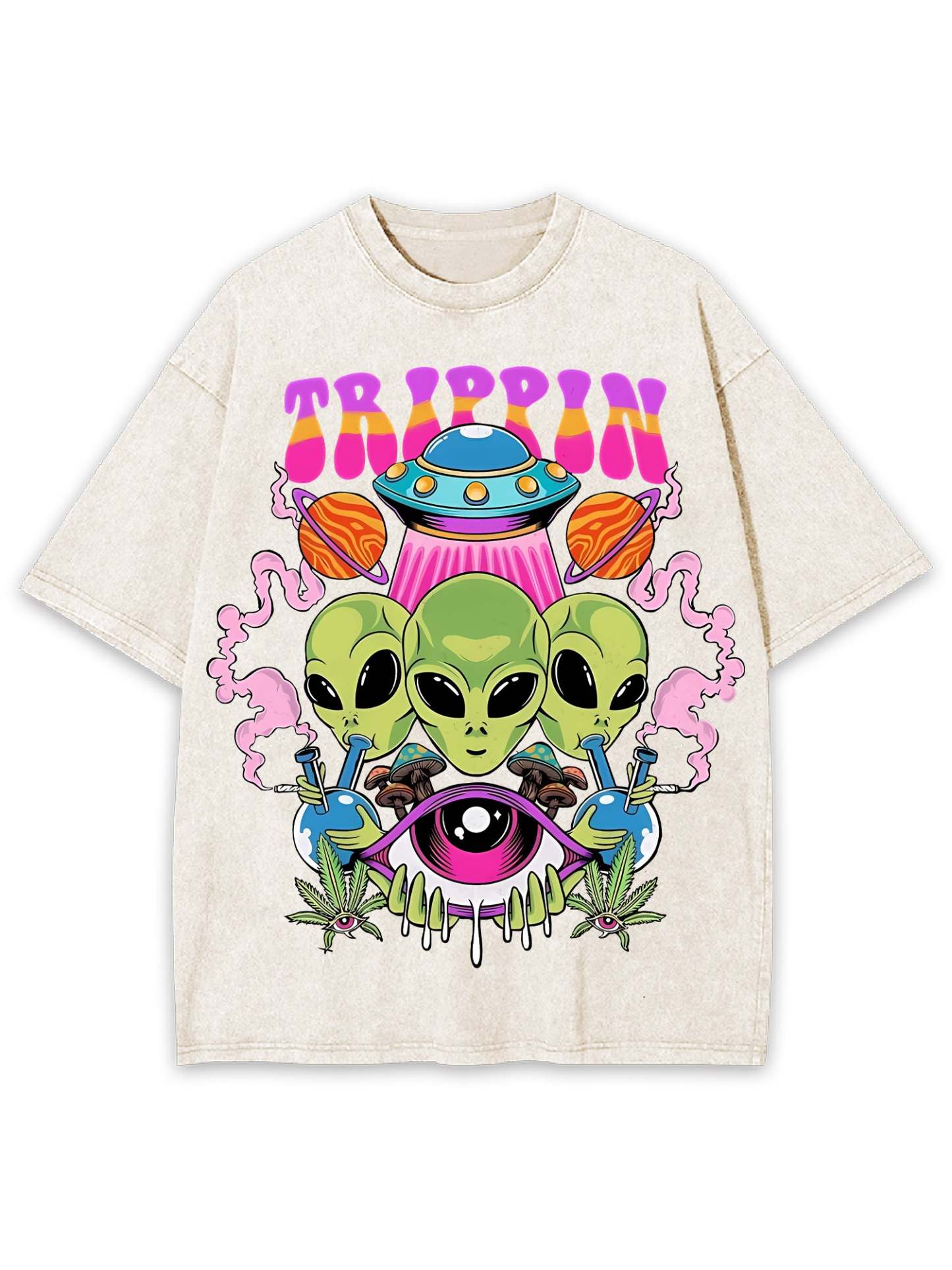 Trippin Washed Tshirt-ClassyOutlaw