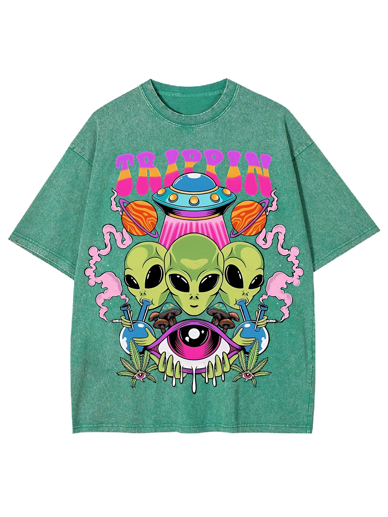Trippin Washed Tshirt-ClassyOutlaw