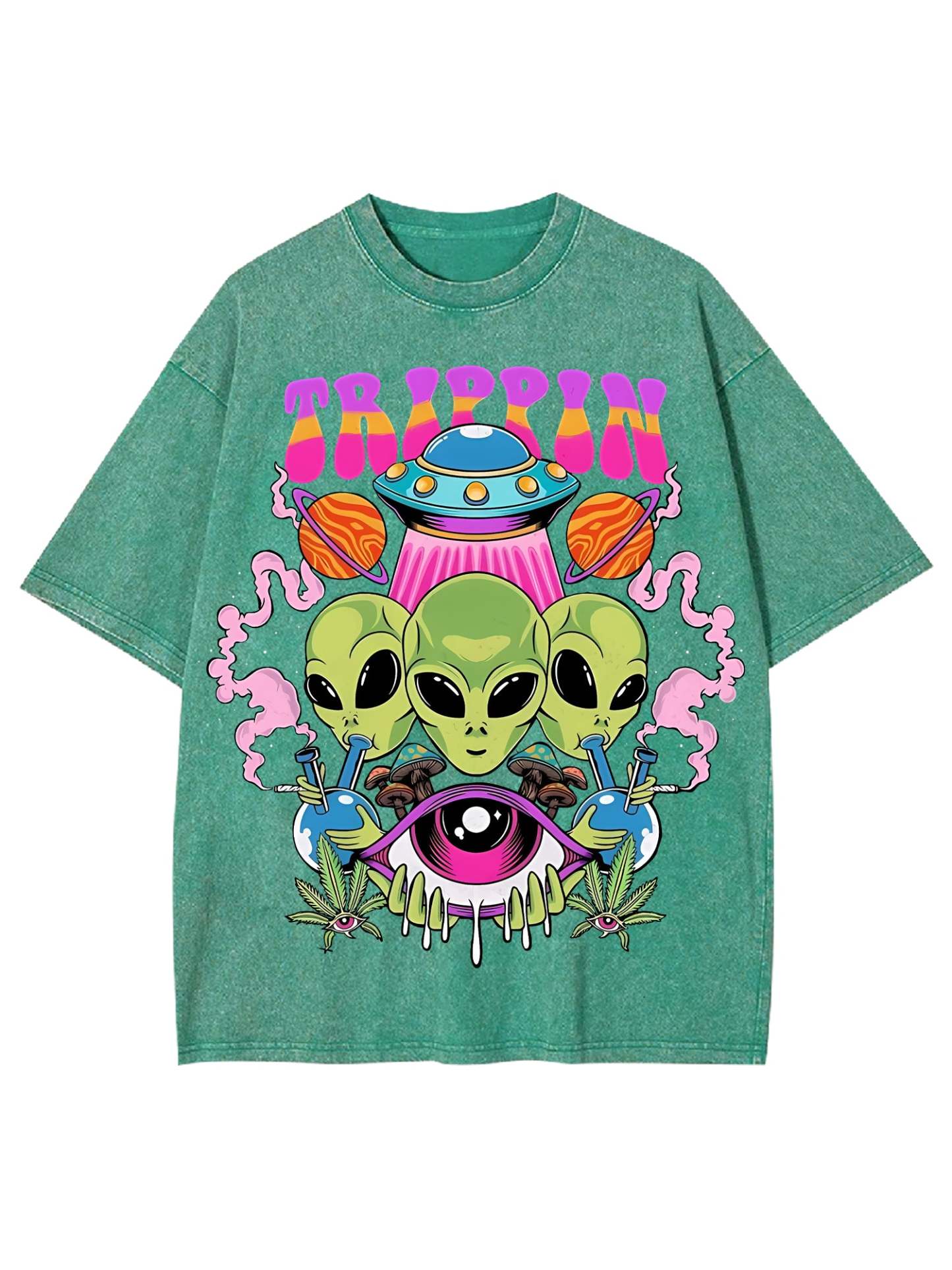 Trippin Washed Tshirt-ClassyOutlaw