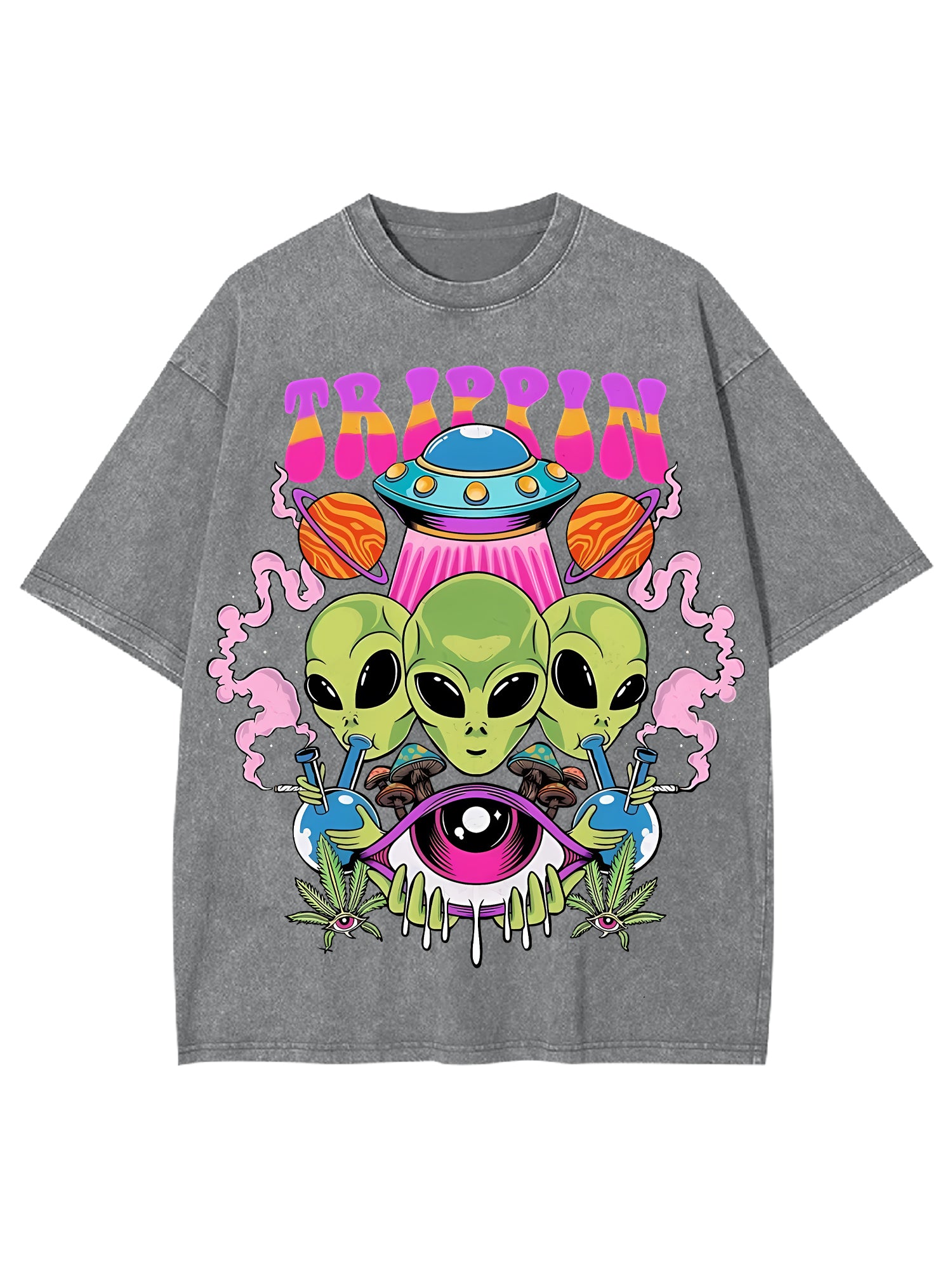 Trippin Washed Tshirt-ClassyOutlaw