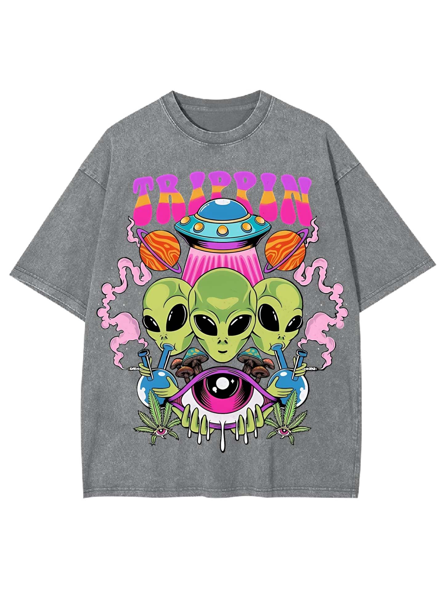 Trippin Washed Tshirt-ClassyOutlaw