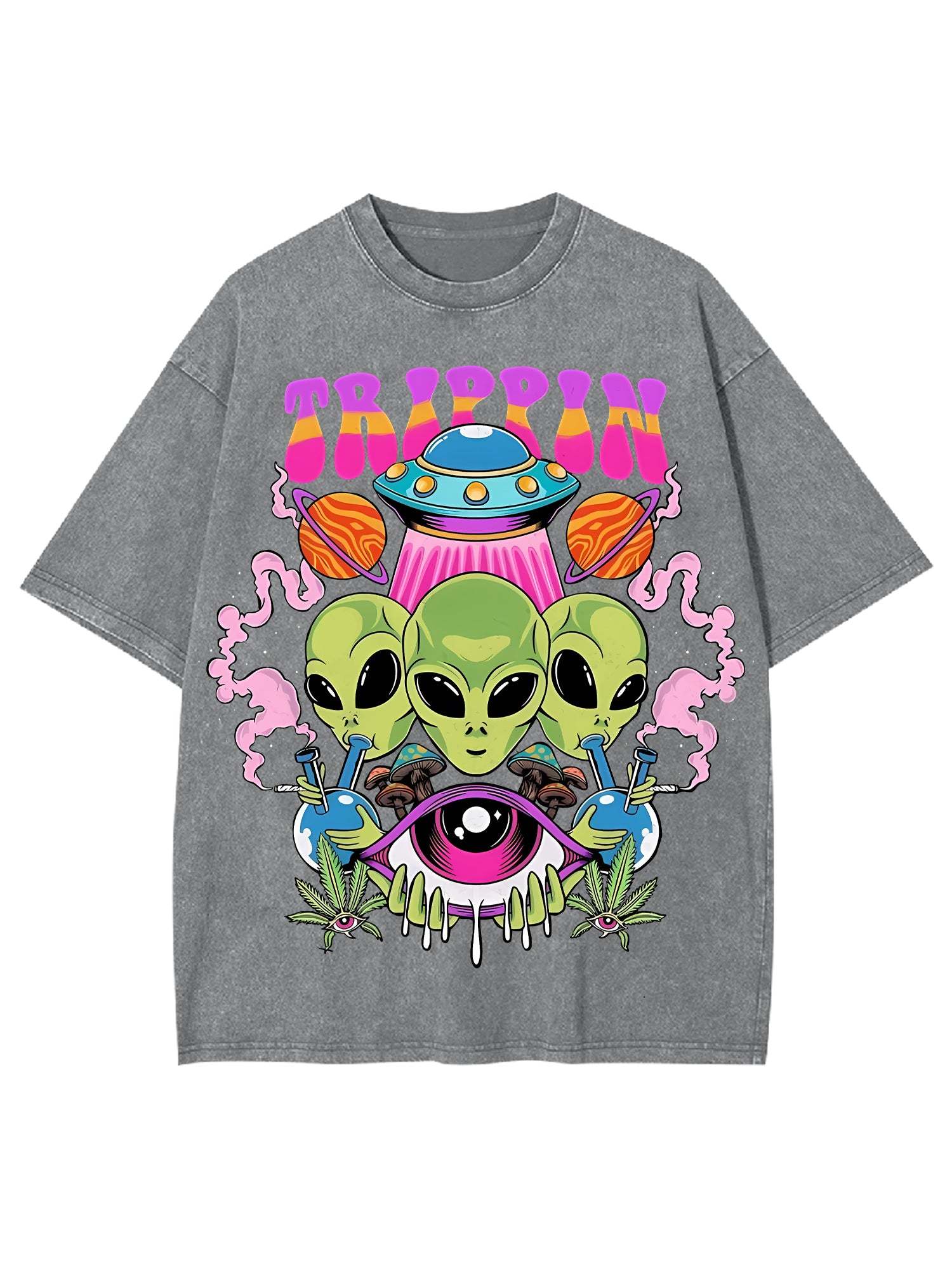 Trippin Washed Tshirt-ClassyOutlaw