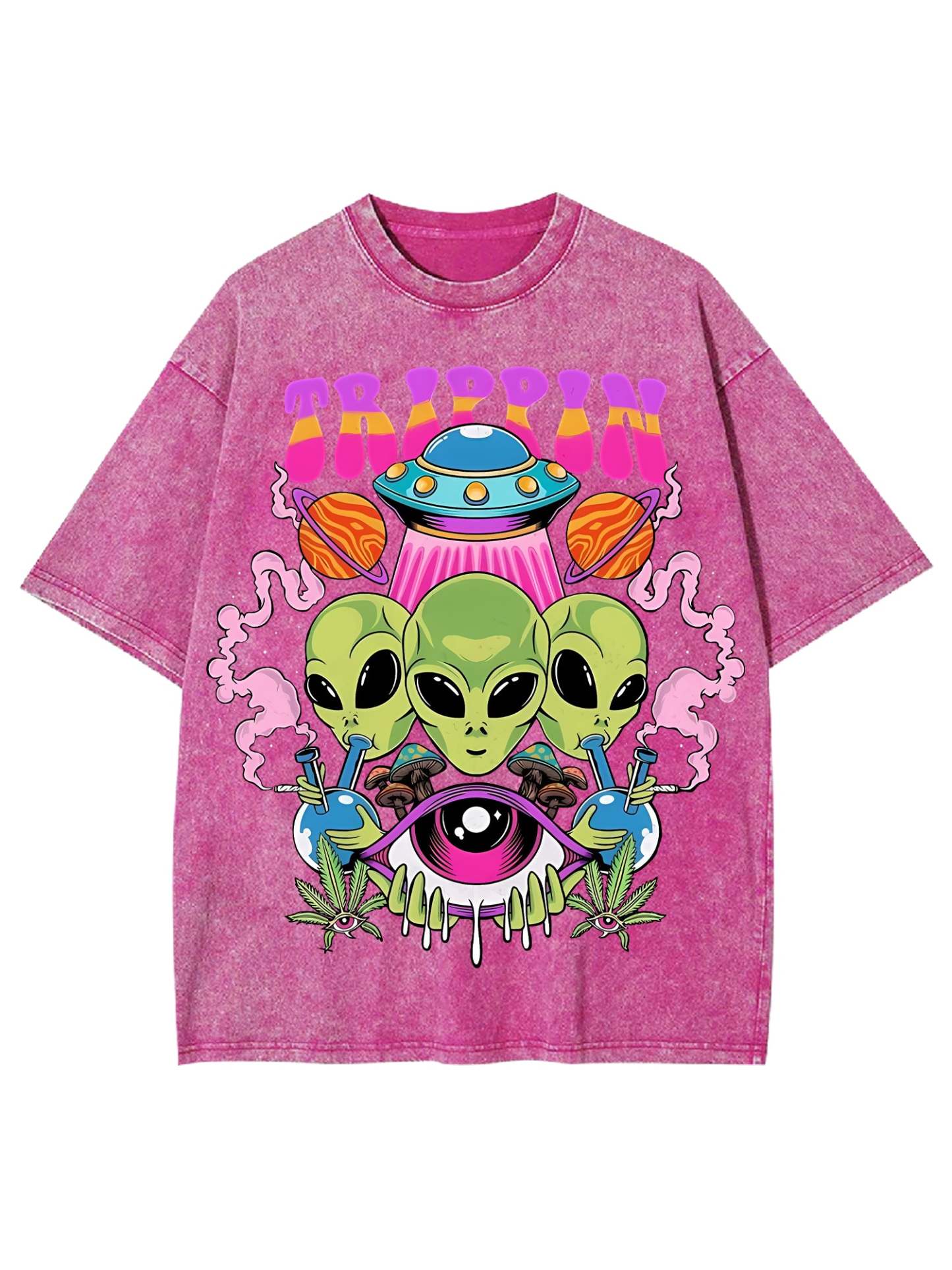 Trippin Washed Tshirt-ClassyOutlaw