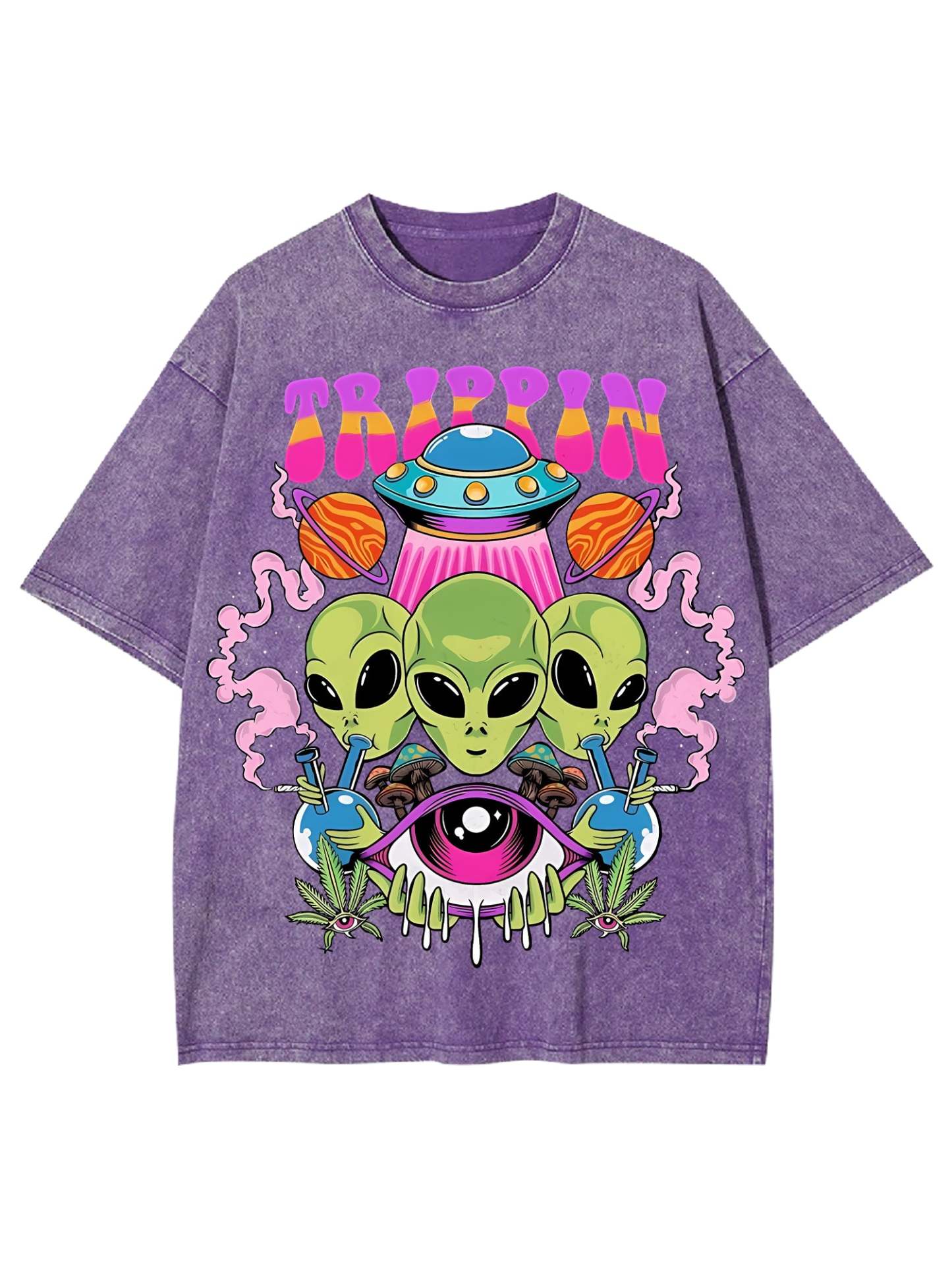 Trippin Washed Tshirt-ClassyOutlaw