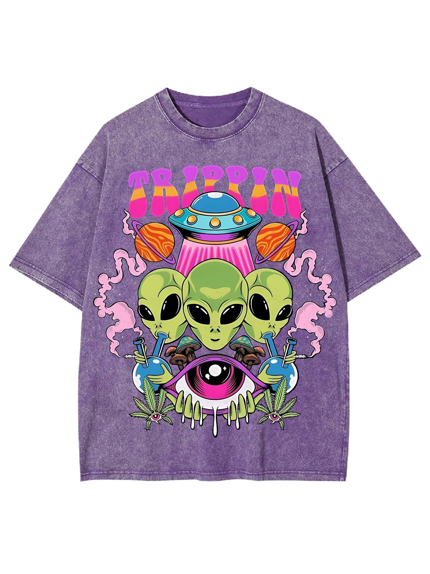 Trippin Washed Tshirt-ClassyOutlaw