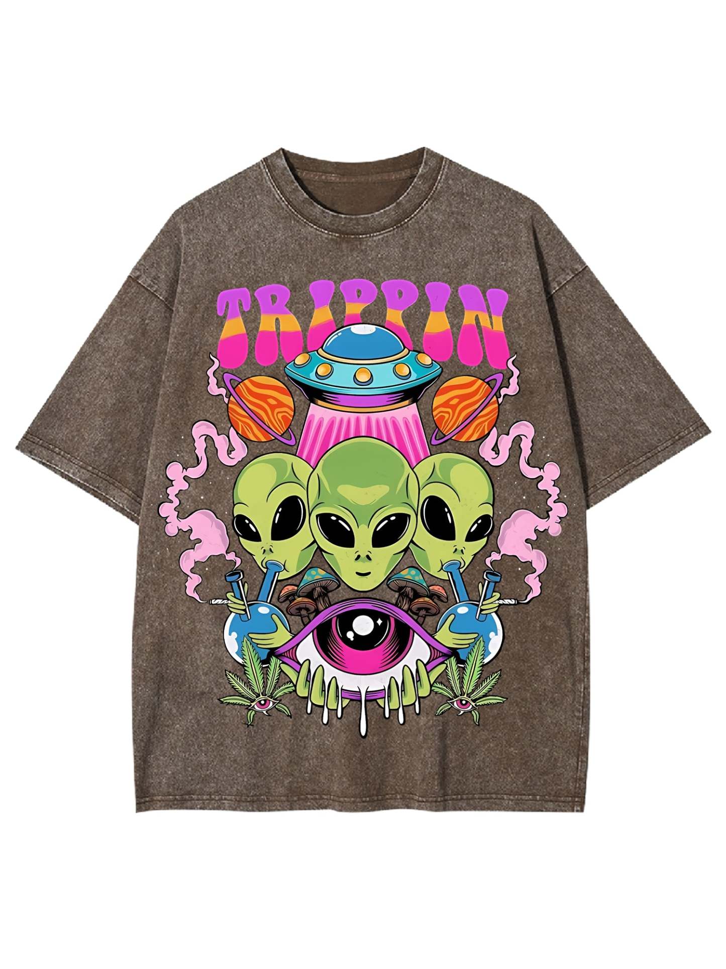 Trippin Washed Tshirt-ClassyOutlaw