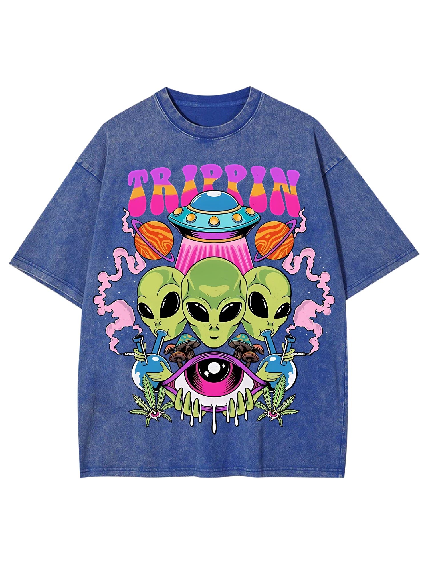 Trippin Washed Tshirt-ClassyOutlaw