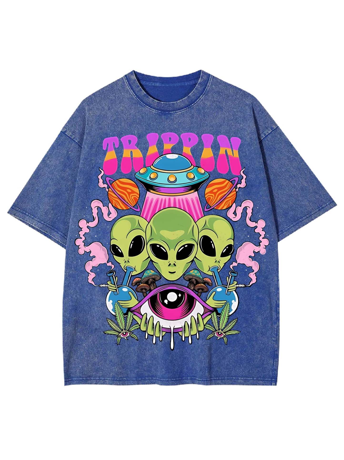 Trippin Washed Tshirt-ClassyOutlaw