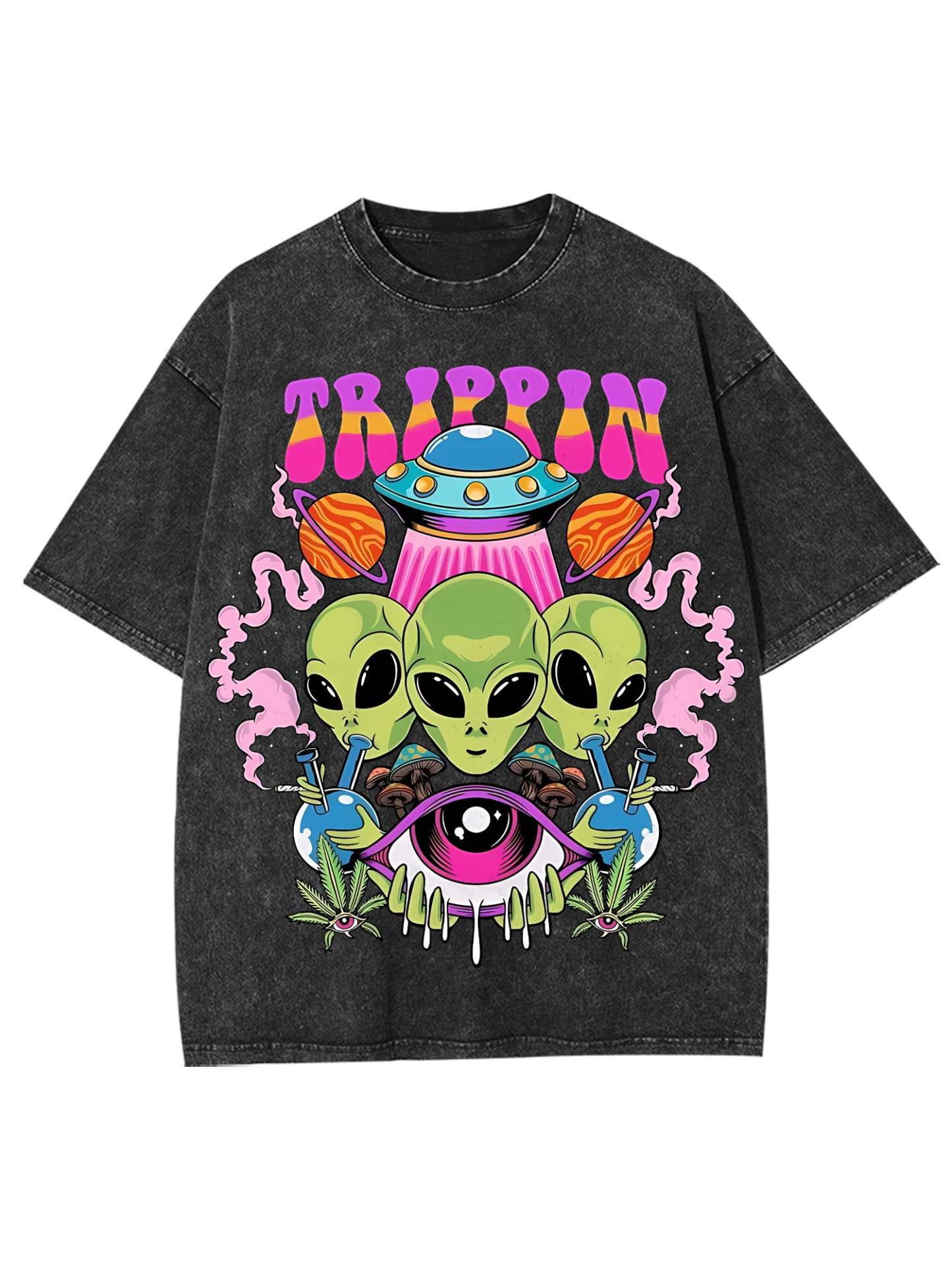 Trippin Washed Tshirt-ClassyOutlaw