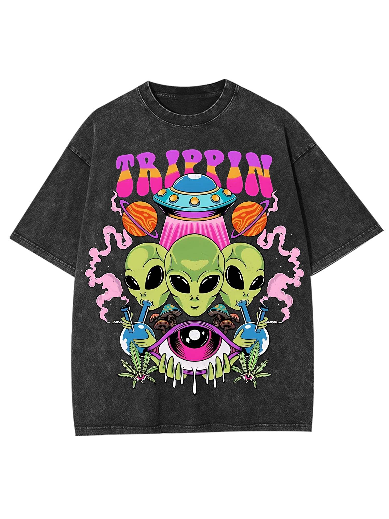Trippin Washed Tshirt-ClassyOutlaw