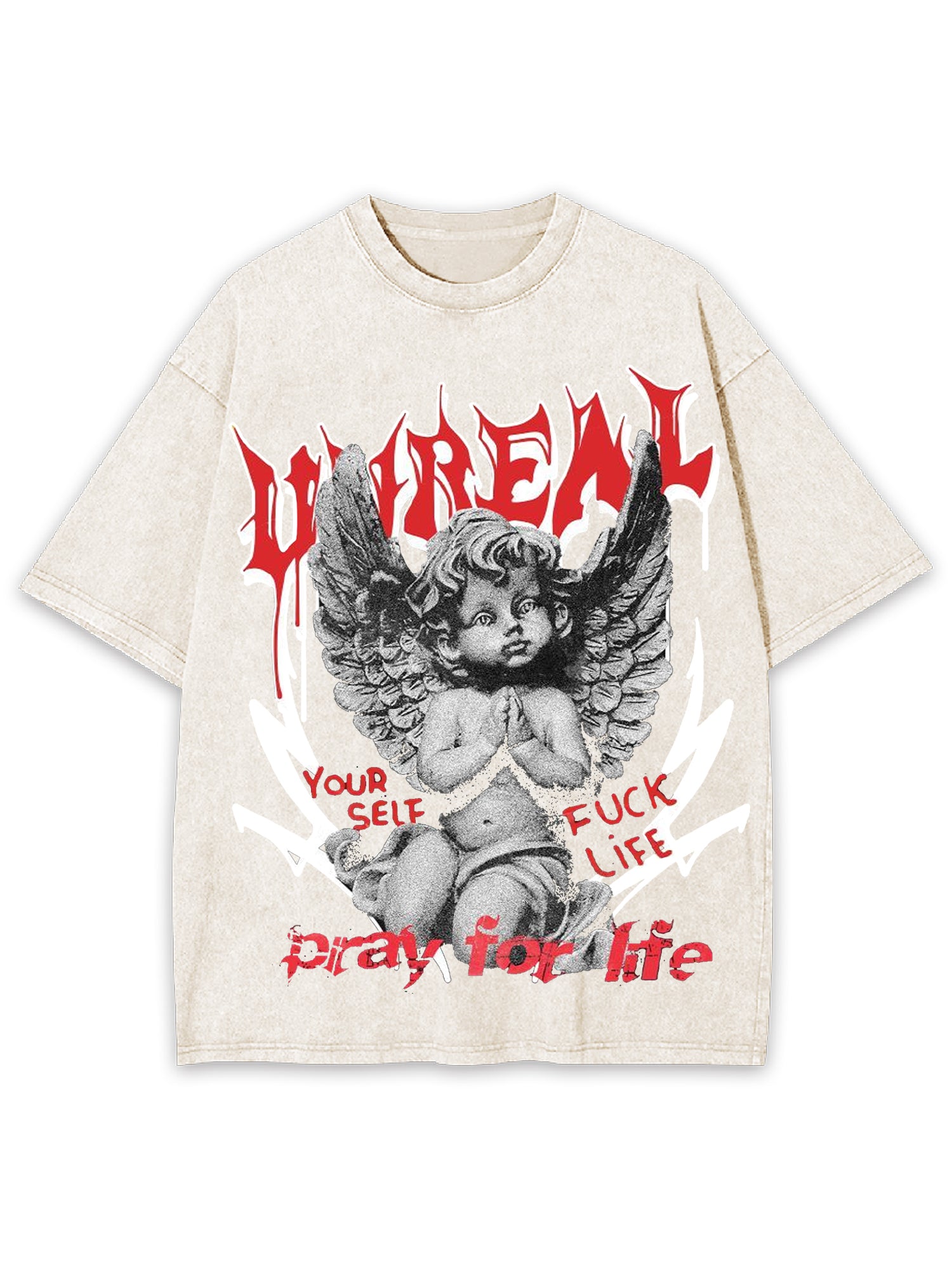 Unreal Washed Tshirt-ClassyOutlaw