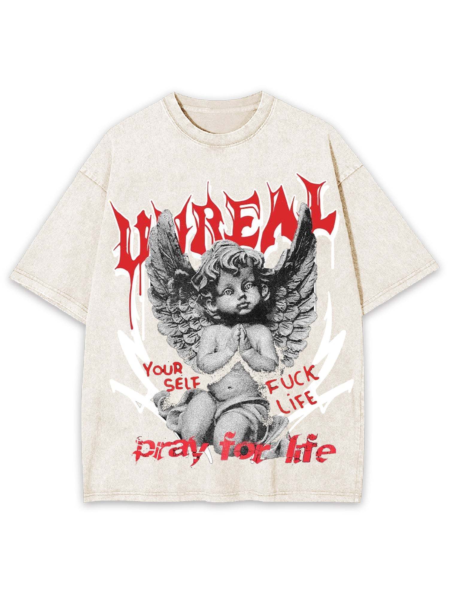 Unreal Washed Tshirt-ClassyOutlaw