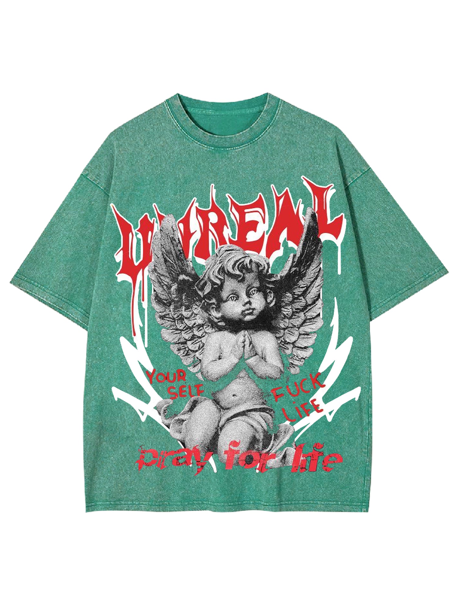 Unreal Washed Tshirt-ClassyOutlaw