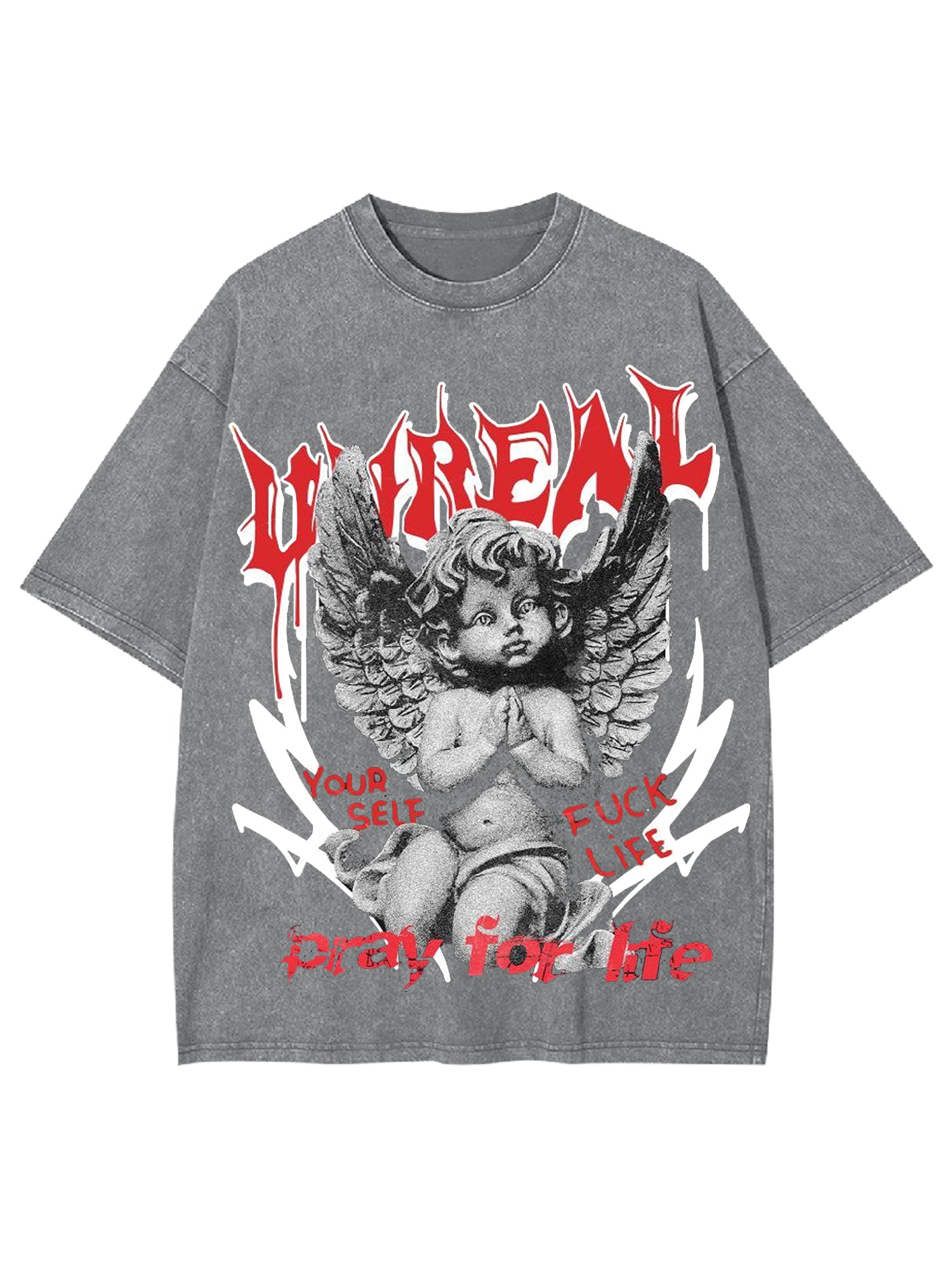 Unreal Washed Tshirt-ClassyOutlaw