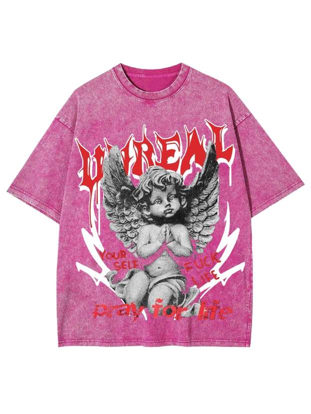 Unreal Washed Tshirt-ClassyOutlaw