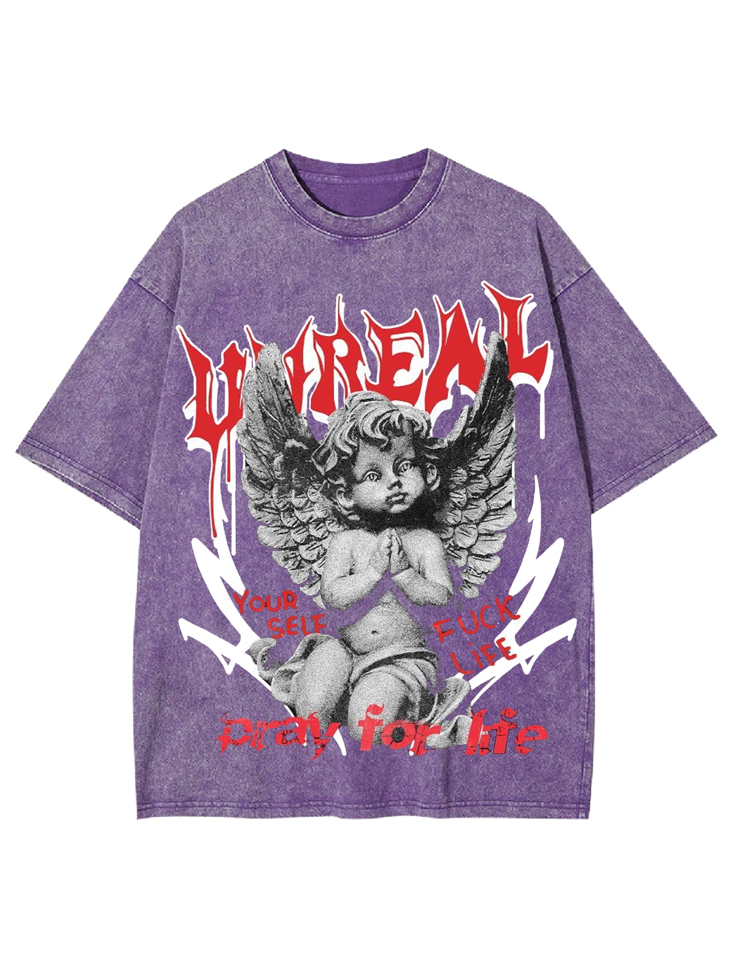 Unreal Washed Tshirt-ClassyOutlaw