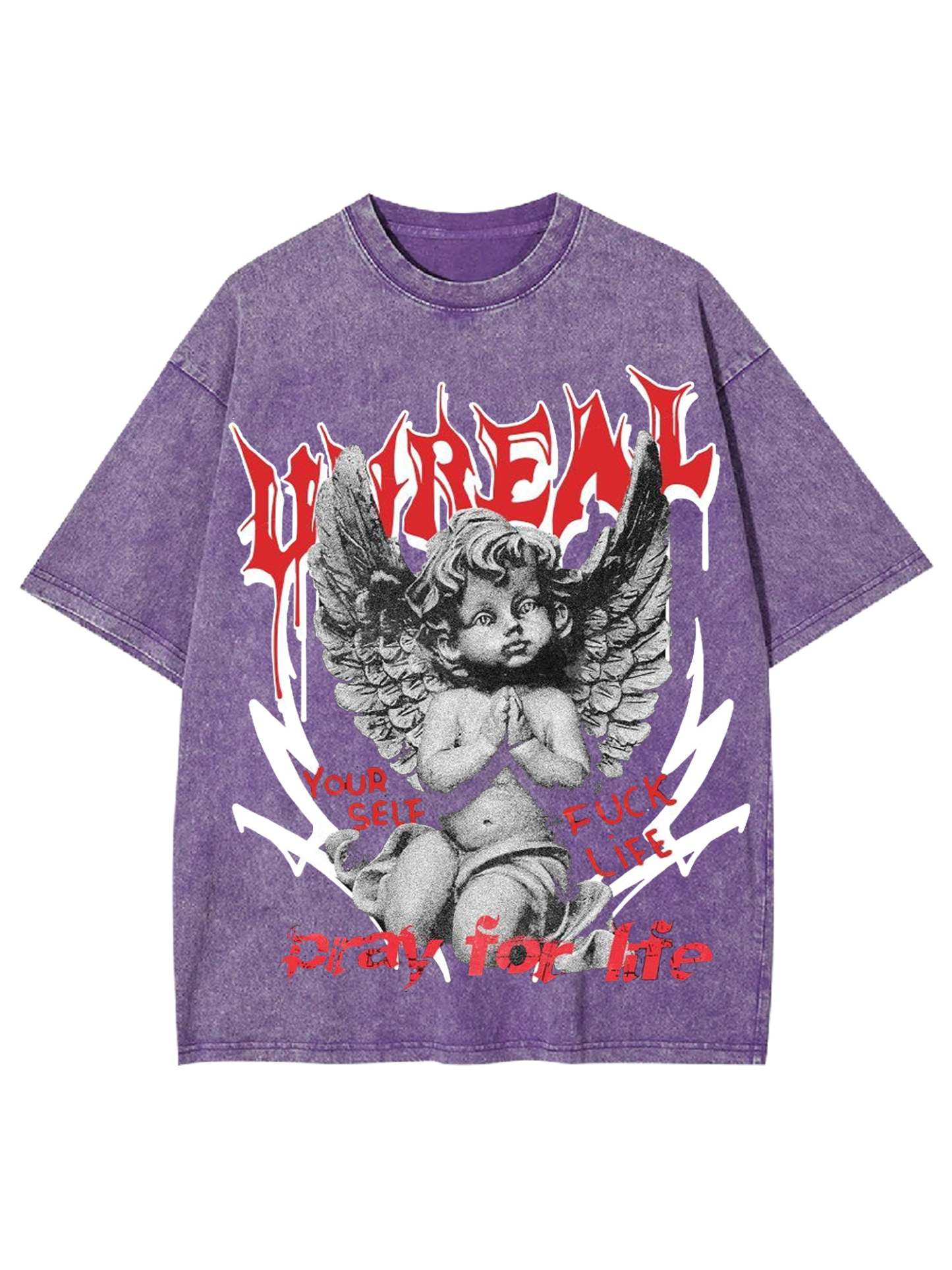 Unreal Washed Tshirt-ClassyOutlaw