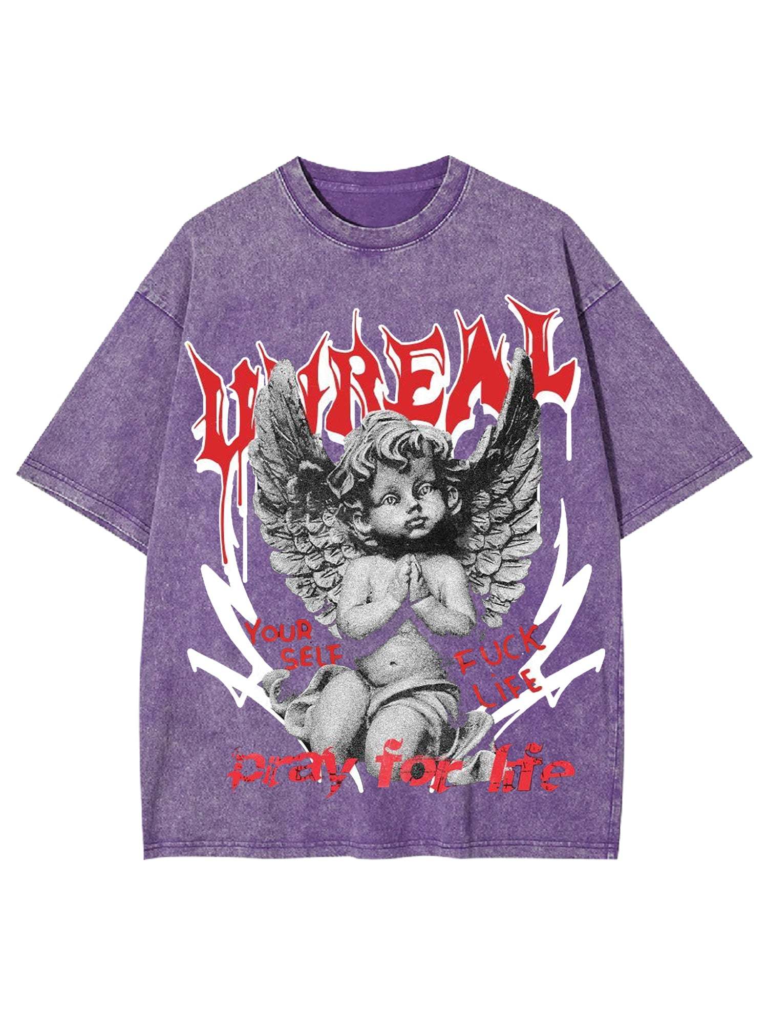 Unreal Washed Tshirt-ClassyOutlaw