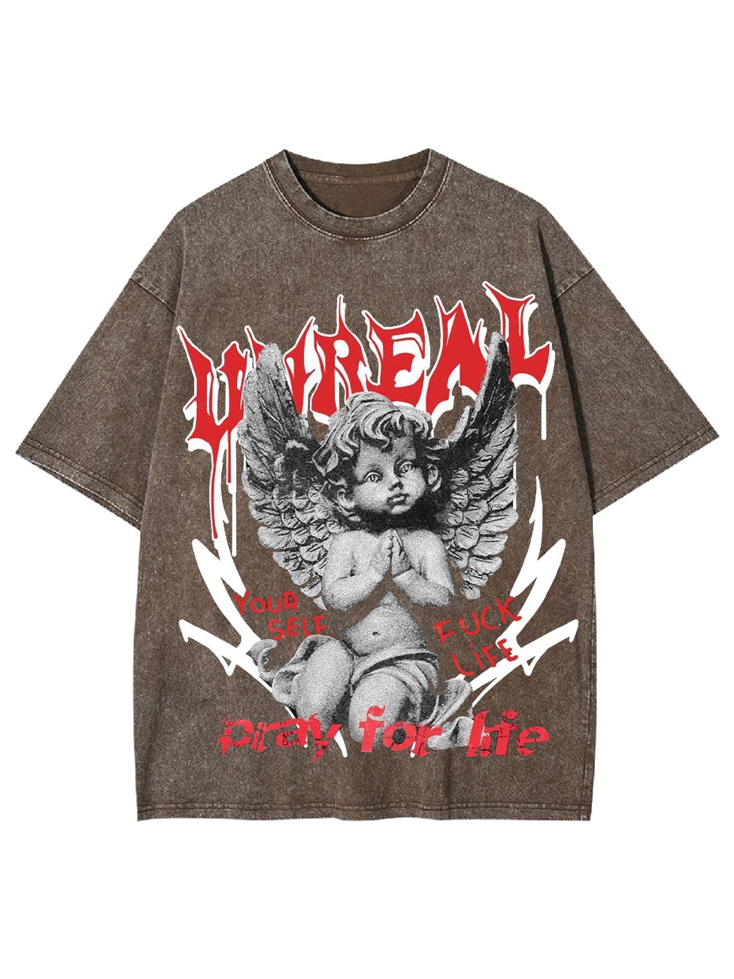 Unreal Washed Tshirt-ClassyOutlaw