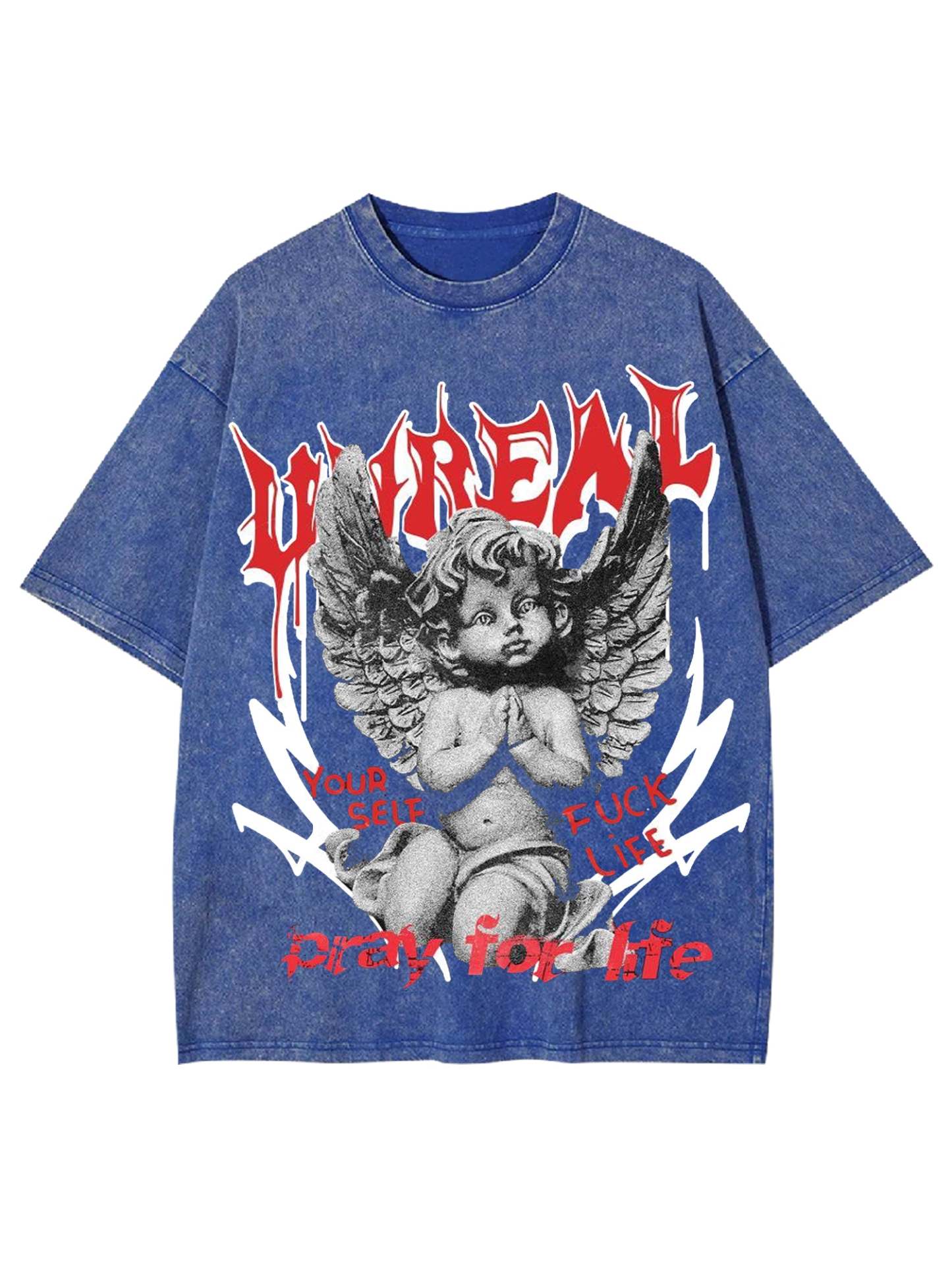 Unreal Washed Tshirt-ClassyOutlaw