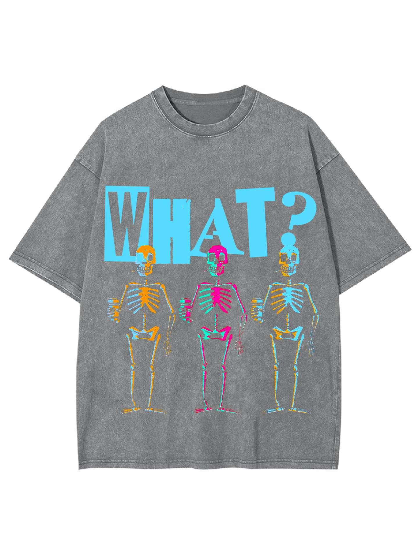 Skull Washed Tshirt-ClassyOutlaw