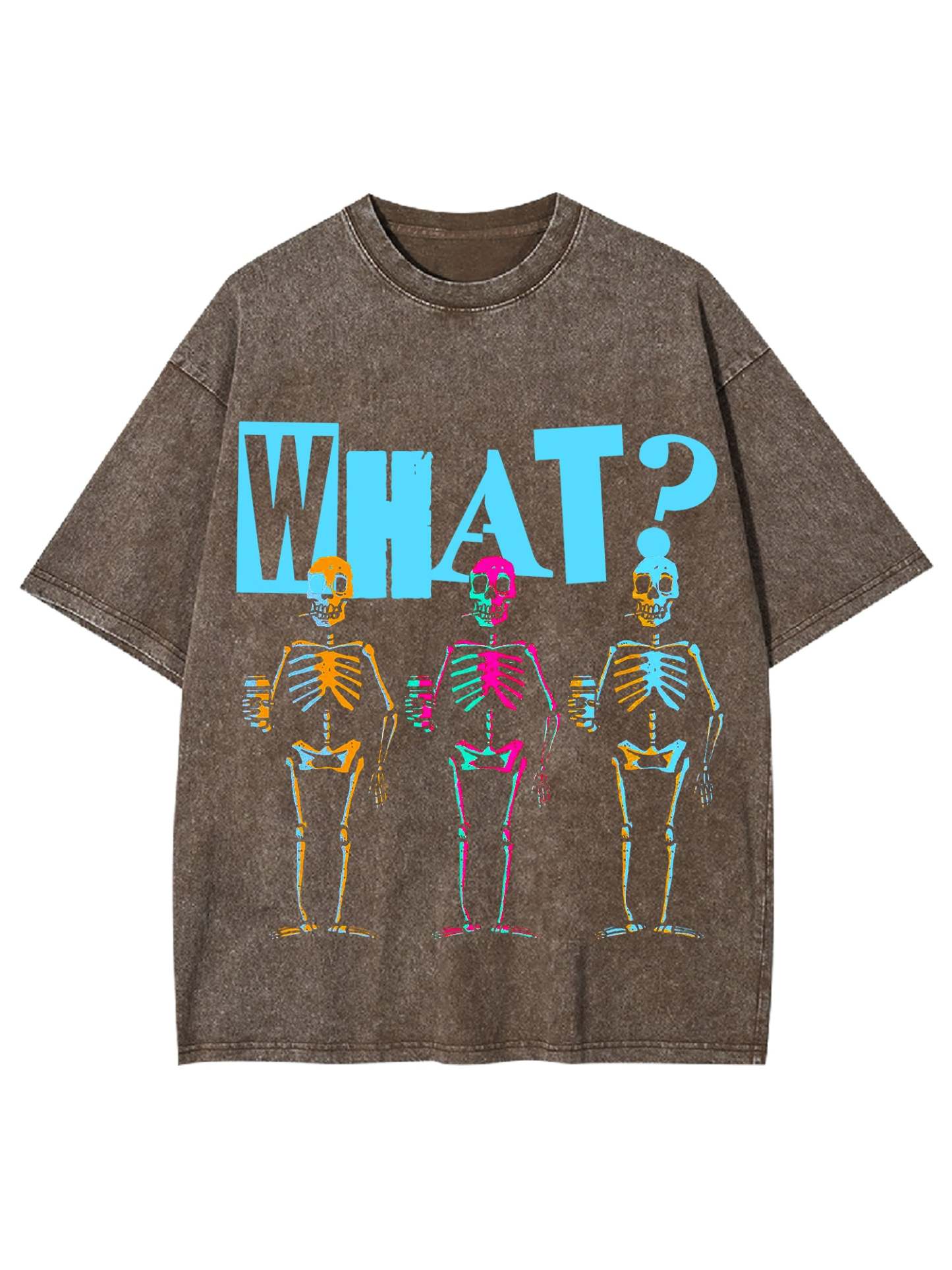 Skull Washed Tshirt-ClassyOutlaw