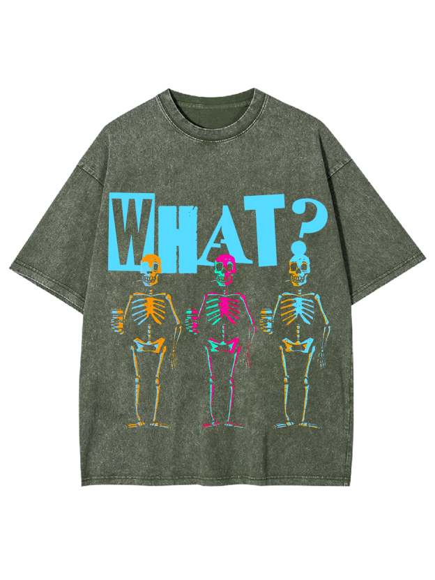 Skull Washed Tshirt-ClassyOutlaw