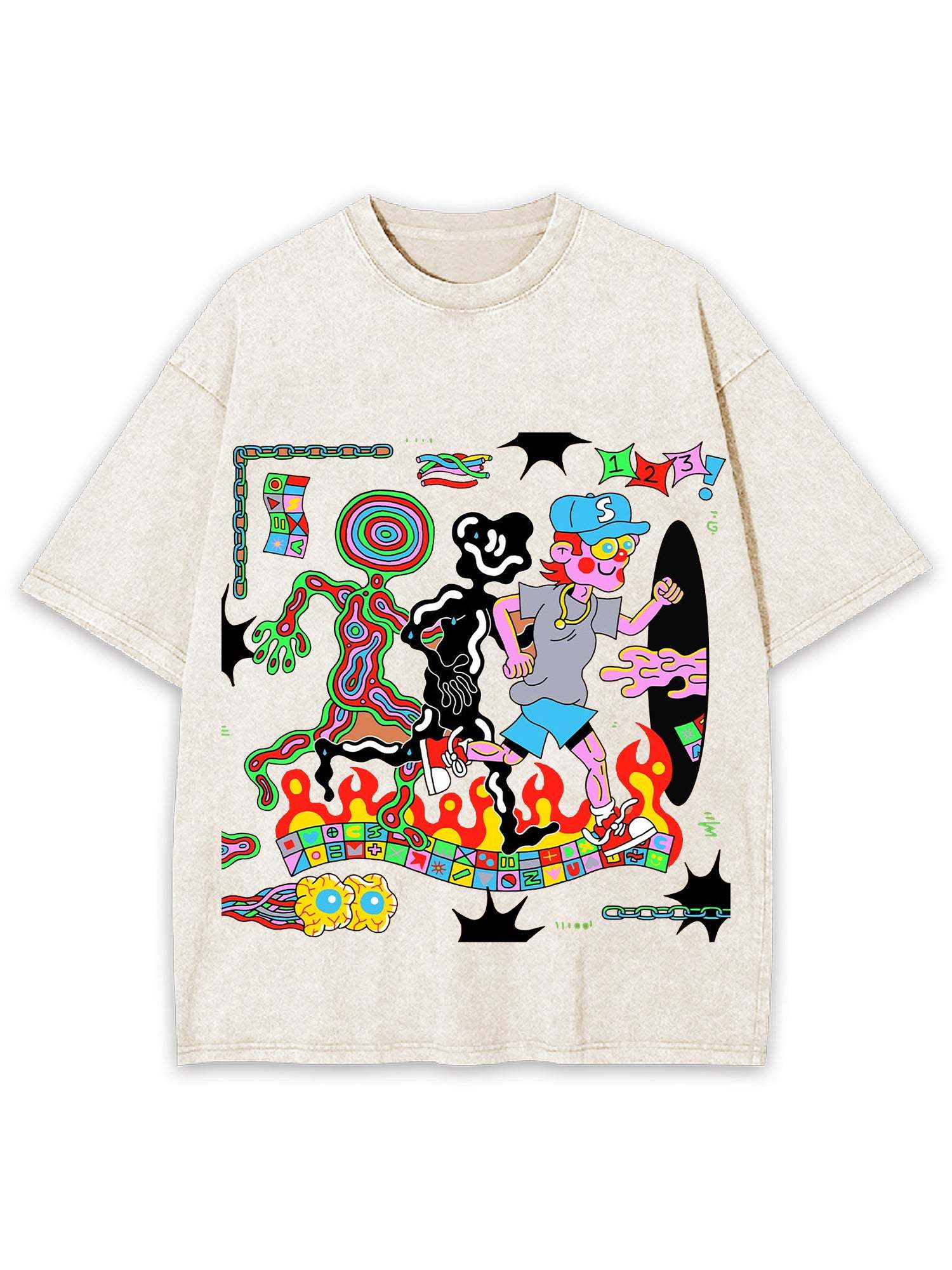 Out Of Body Washed Tshirt-ClassyOutlaw