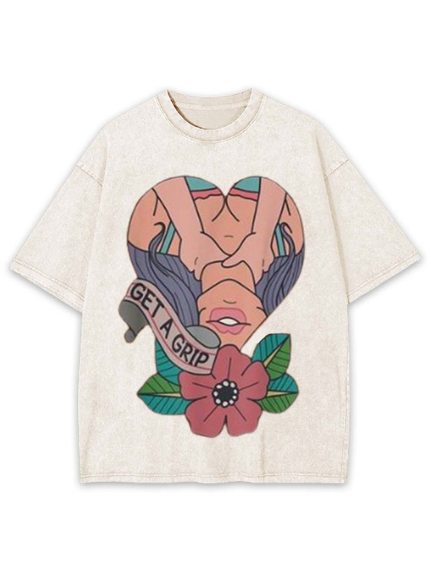 Get A Grip Washed Tshirt