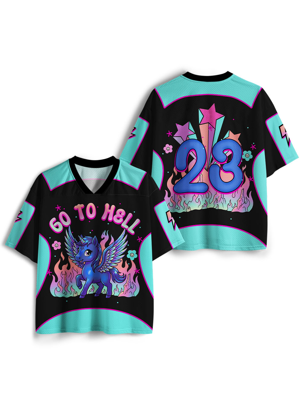GO TO HELL MESH JERSEY