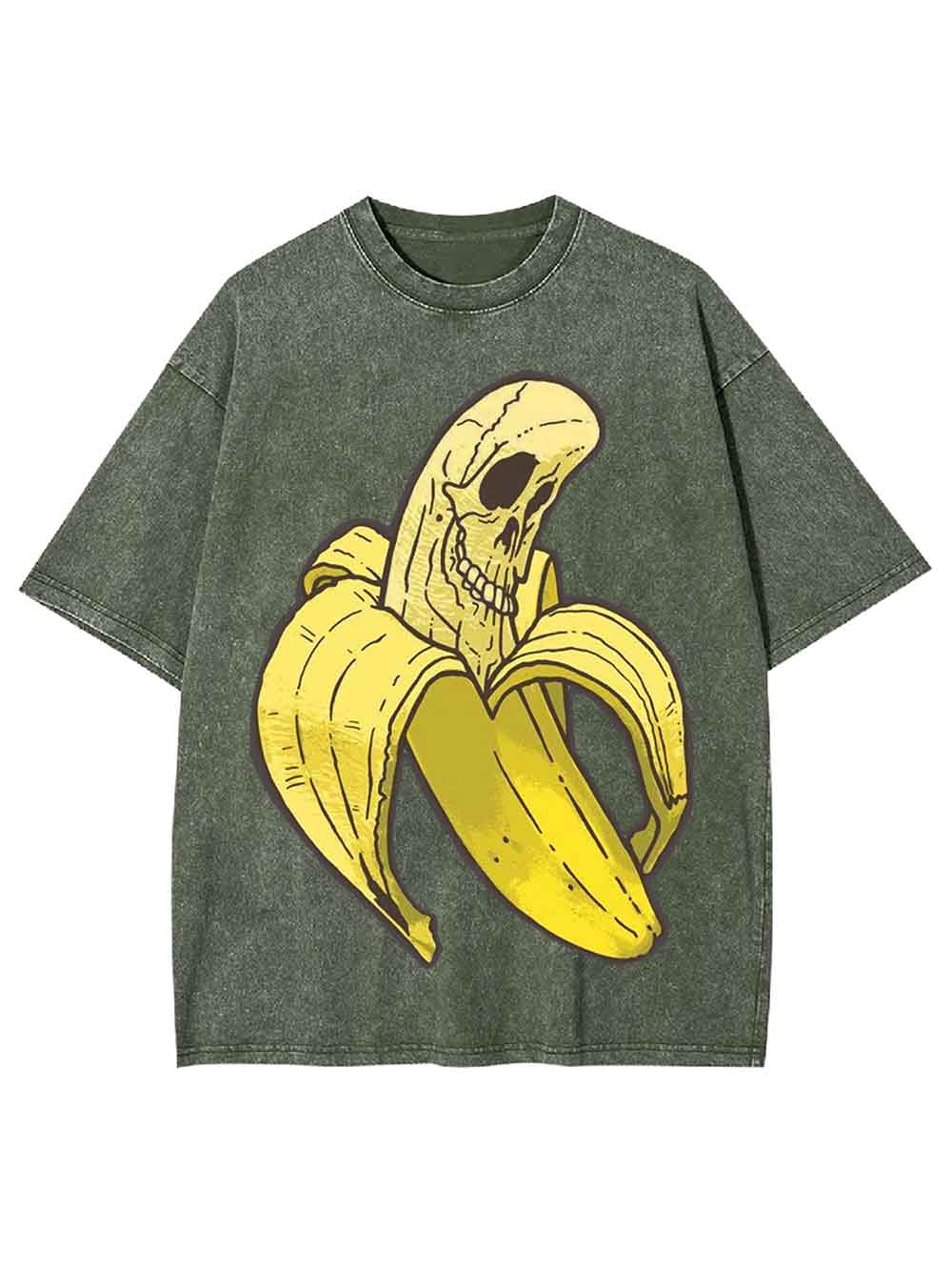 Banana Skull Washed Tshirt