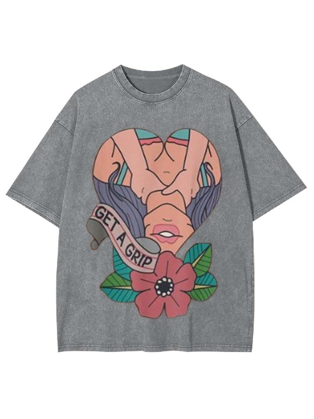 Get A Grip Washed Tshirt