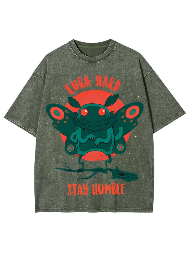 Lurk Hard Stay Humble Washed Tshirt