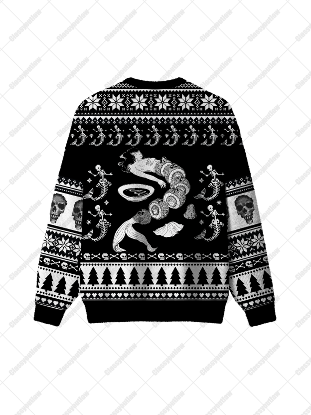 Deep Sea Mermaid UGLY CHRISTMAS SWEATSHIRT