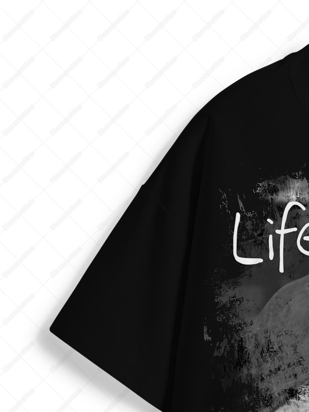 Life Is Too Short, Bro Eco Oversized Graphic Tees