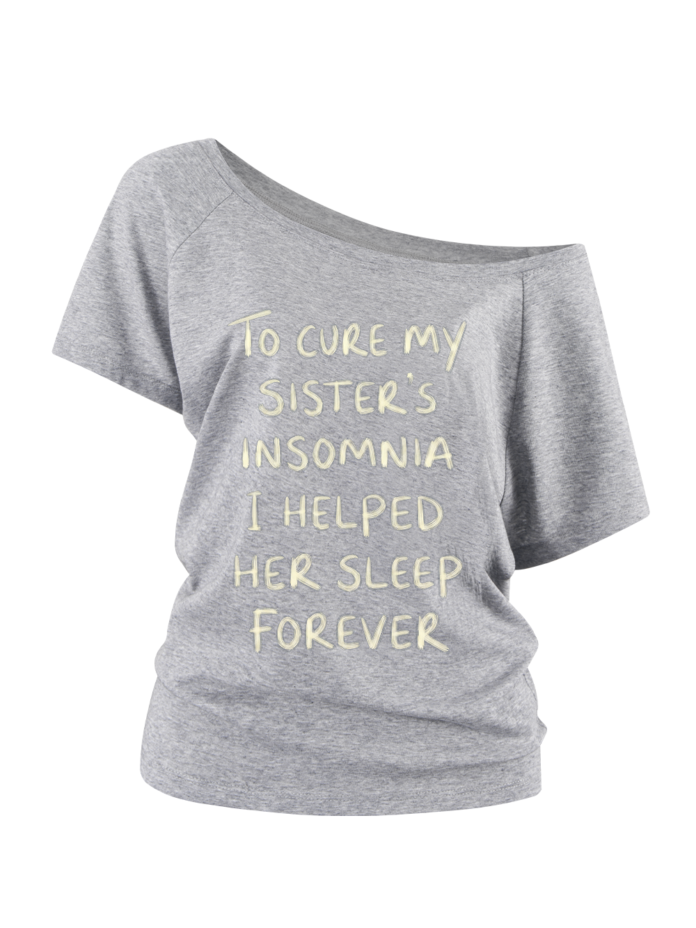 SISTER INSOMNIA OFF SHOULDER TSHIRT