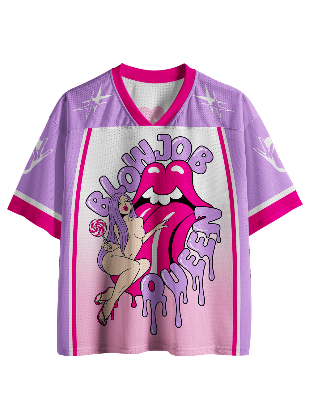 POP QUEEN VIBES MESH JERSEY