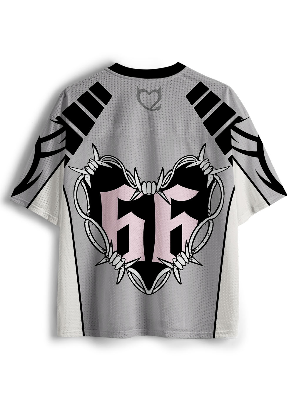 Long-haired girl with desires Mesh Jersey