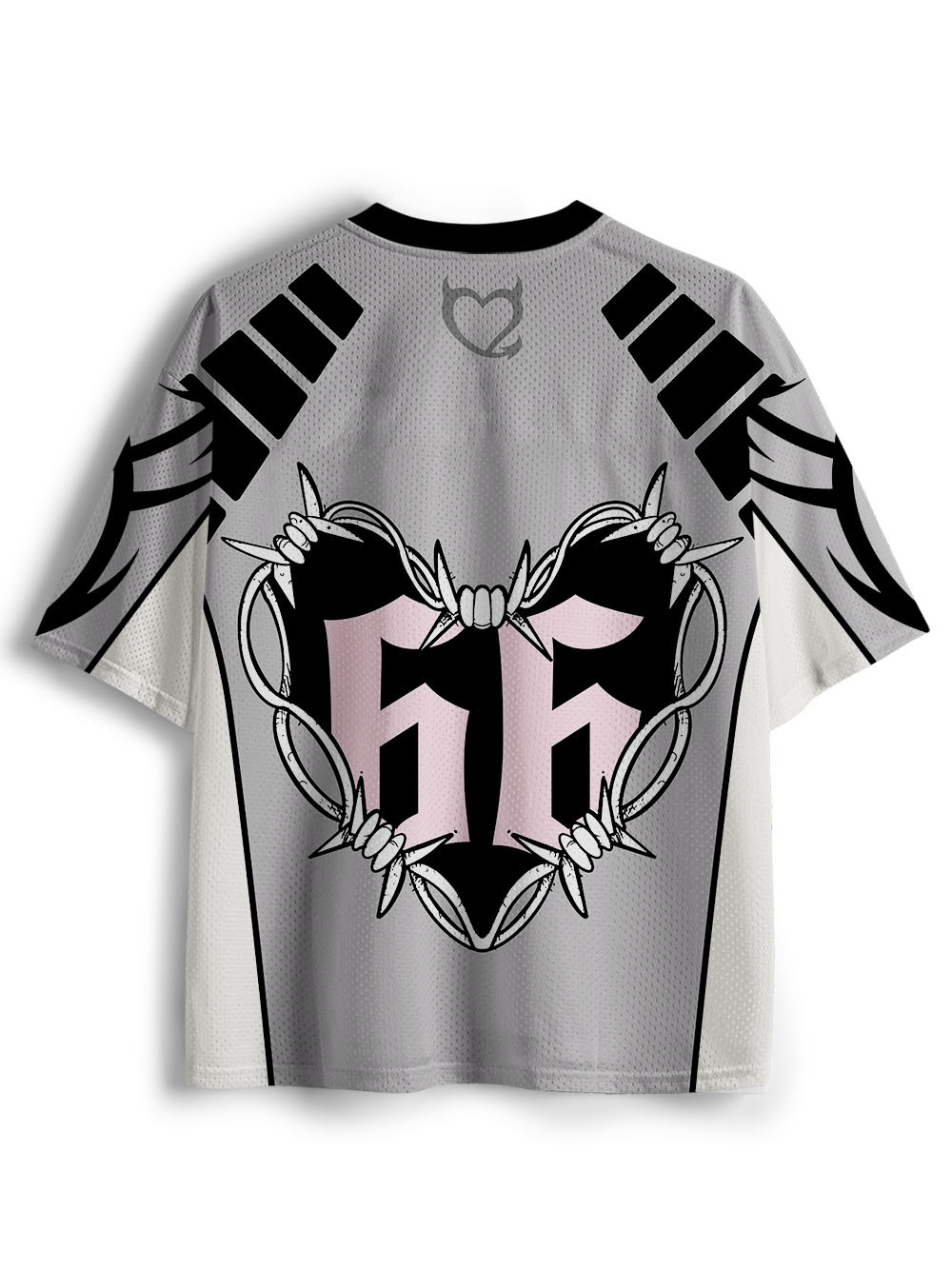 Long-haired girl with desires Mesh Jersey