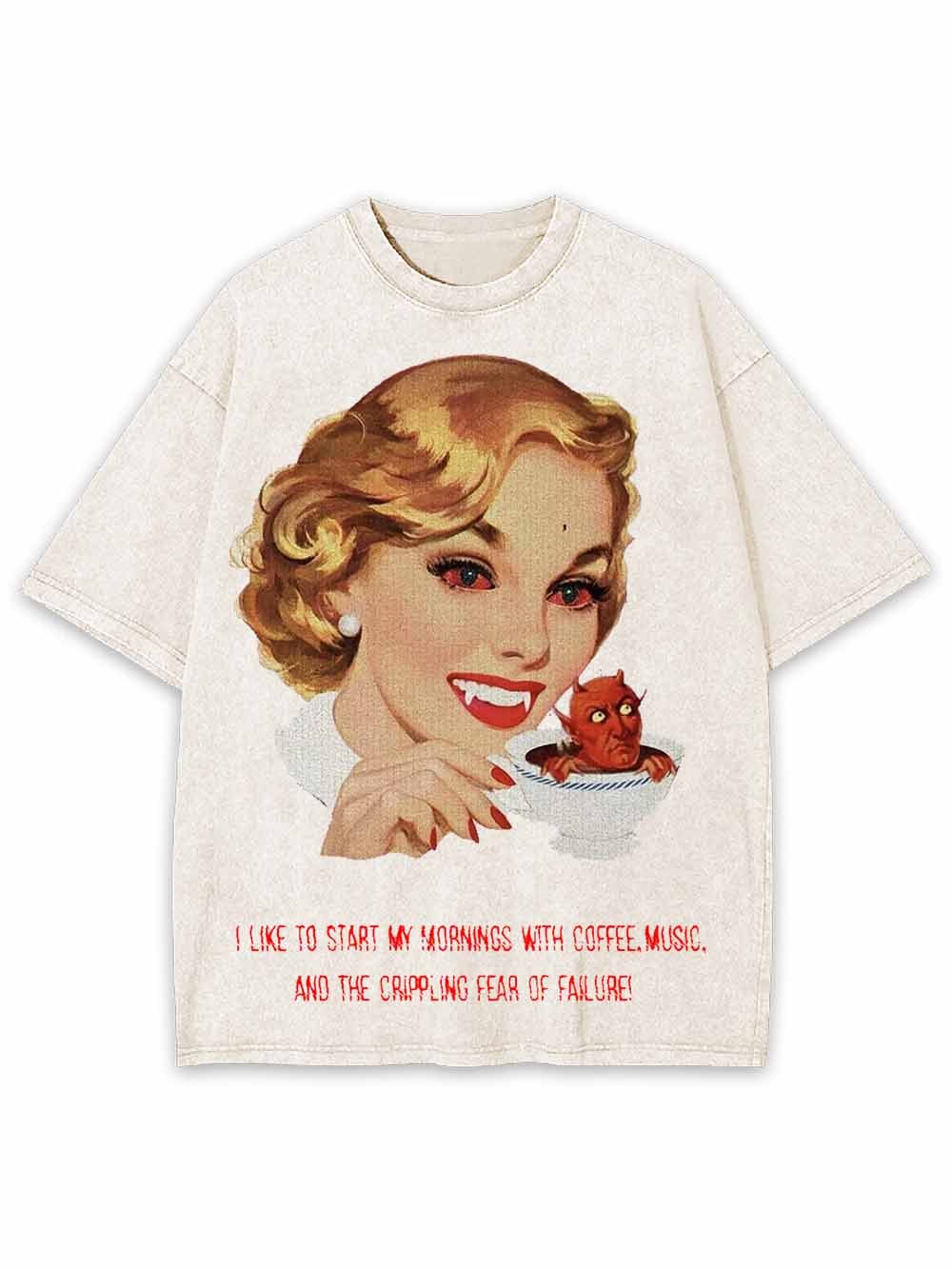 The Crippling Fear Of Failure! Washed Tshirt