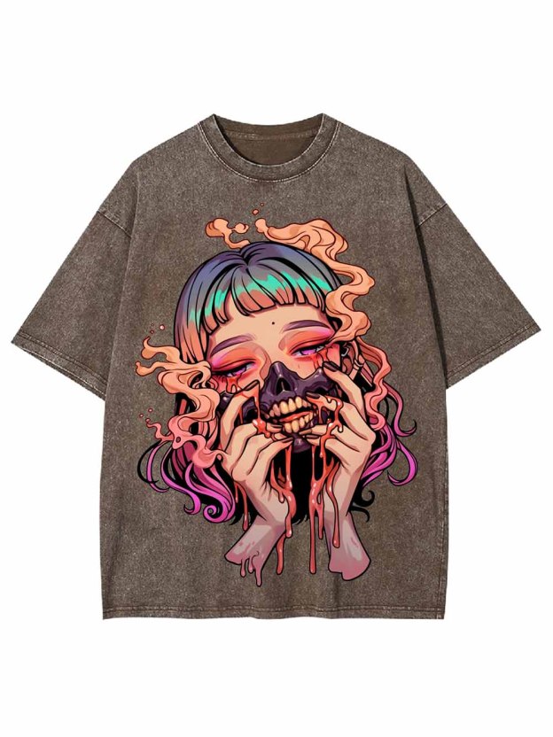 Masked Melancholy Washed Tshirt