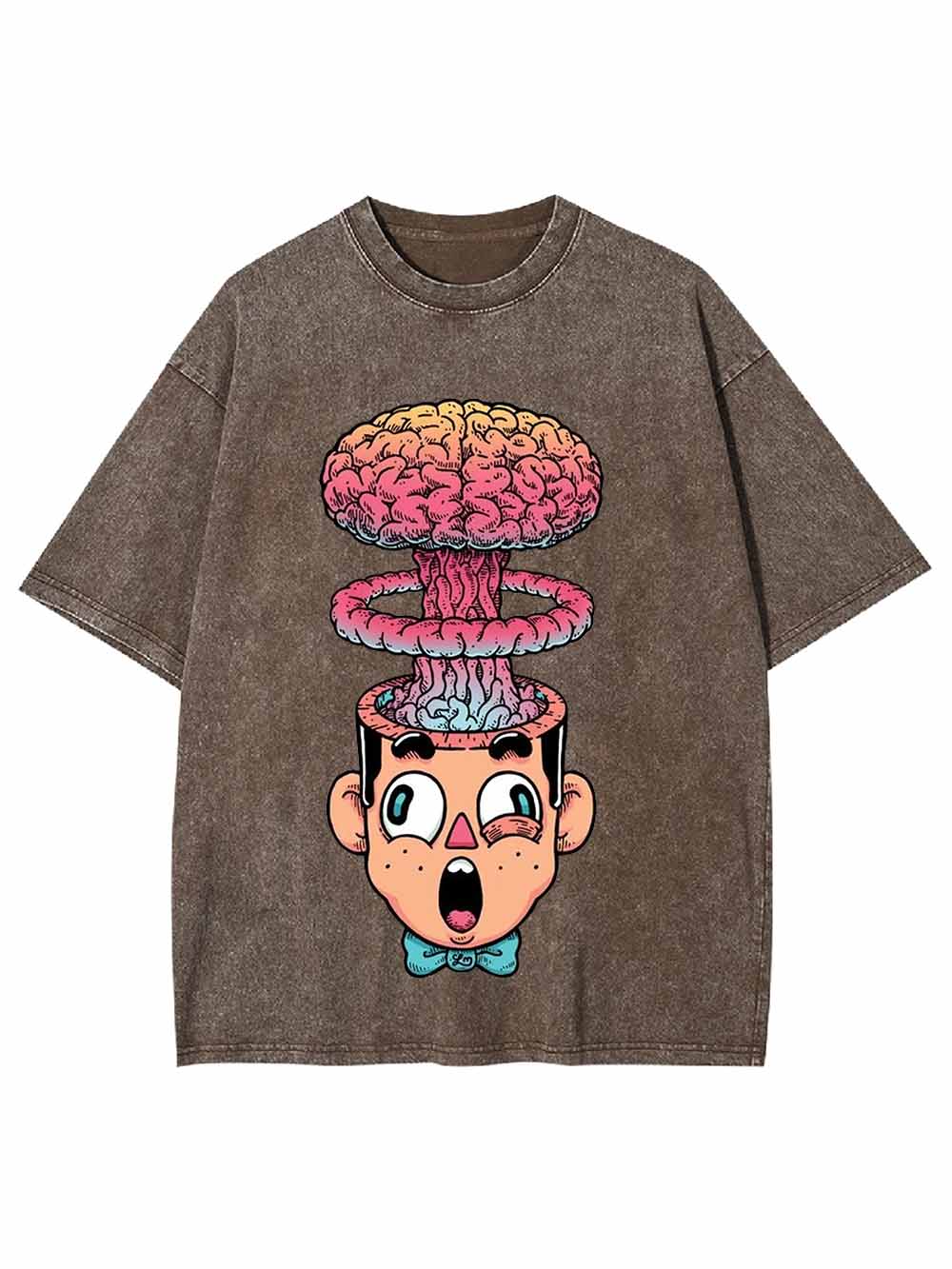 Brain Explosion Washed Tshirt