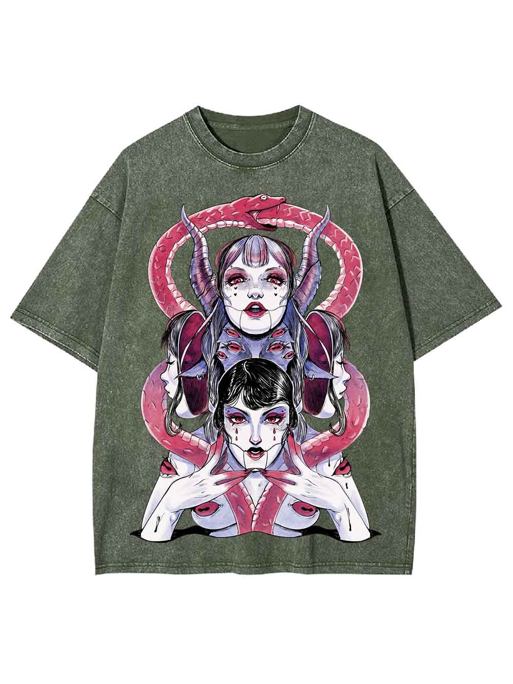 Serpent Siren Washed Tshirt