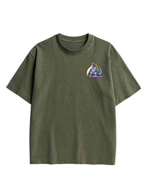 Sailor Godzilla Double Sided Print Washed TShirt