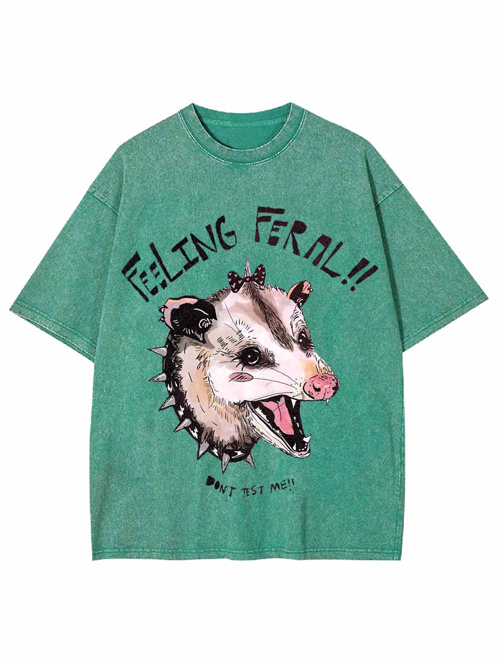 FEELING  FEROCIOUS WASHED TSHIRT