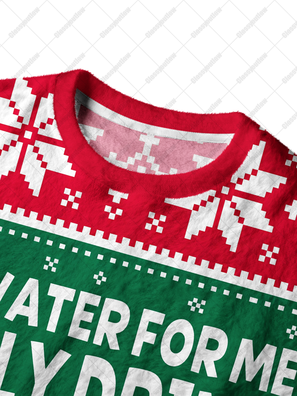 I ONLY DRINK WARM JIZZ UGLY CHRISTMAS SWEATSHIRT