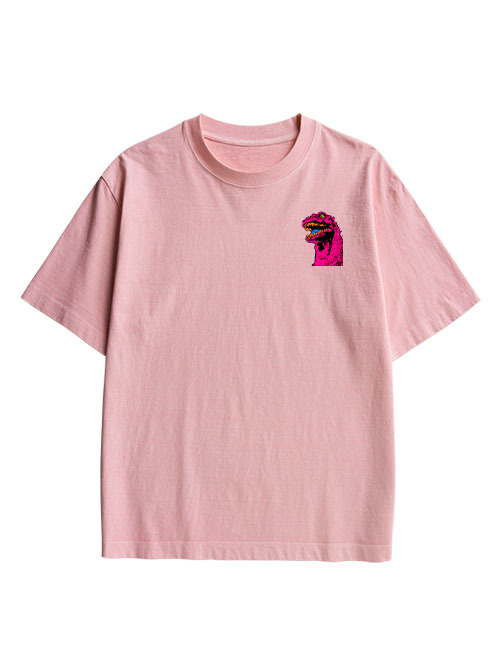 Neon Roar Double Sided Print Washed TShirt