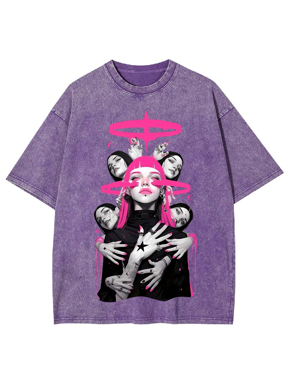 Neon Divinity Washed Tshirt